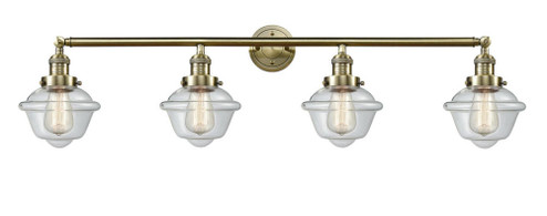 Oxford - 4 Light - 46 inch - Antique Brass - Adjustable Bath Vanity Light (3442|215-AB-G532-LED)