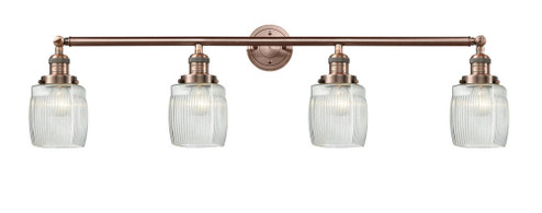 Colton - 4 Light - 42 inch - Antique Copper - Adjustable Bath Vanity Light (3442|215-AC-G302)