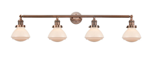 Olean - 4 Light - 43 inch - Antique Copper - Adjustable Bath Vanity Light (3442|215-AC-G321-LED)