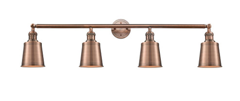 Addison - 4 Light - 42 inch - Antique Copper - Adjustable Bath Vanity Light (3442|215-AC-M9-AC)