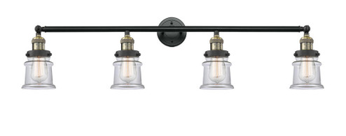 Canton - 4 Light - 42 inch - Black Antique Brass - Adjustable Bath Vanity Light (3442|215-BAB-G182S-LED)