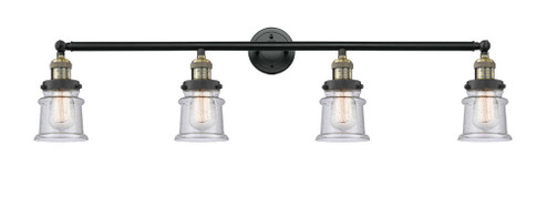Canton - 4 Light - 42 inch - Black Antique Brass - Adjustable Bath Vanity Light (3442|215-BAB-G184S-LED)