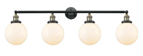 Beacon - 4 Light - 44 inch - Black Antique Brass - Adjustable Bath Vanity Light (3442|215-BAB-G201-8-LED)