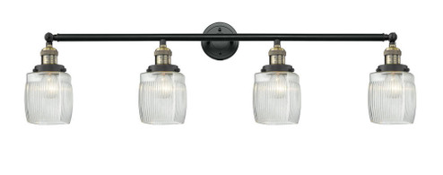 Colton - 4 Light - 42 inch - Black Antique Brass - Adjustable Bath Vanity Light (3442|215-BAB-G302)
