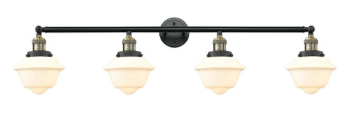 Oxford - 4 Light - 46 inch - Black Antique Brass - Adjustable Bath Vanity Light (3442|215-BAB-G531)