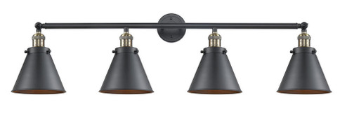 Appalachian - 4 Light - 44 inch - Black Antique Brass - Adjustable Bath Vanity Light (3442|215-BAB-M13-BK-LED)