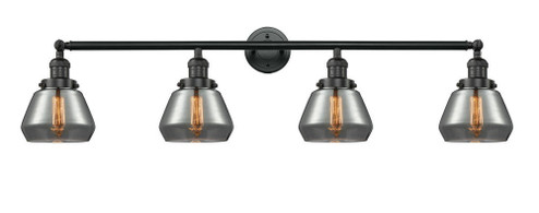 Fulton - 4 Light - 43 inch - Matte Black - Adjustable Bath Vanity Light (3442|215-BK-G173-LED)