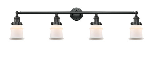 Canton - 4 Light - 42 inch - Matte Black - Adjustable Bath Vanity Light (3442|215-BK-G181S)