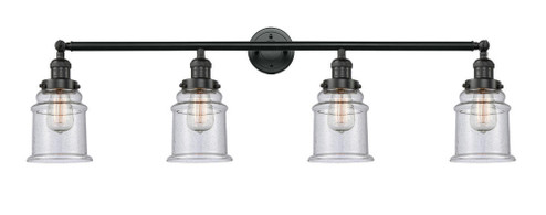 Canton - 4 Light - 42 inch - Matte Black - Adjustable Bath Vanity Light (3442|215-BK-G184)