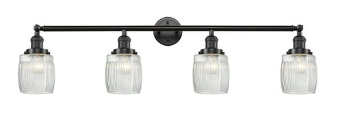 Colton - 4 Light - 42 inch - Oil Rubbed Bronze - Adjustable Bath Vanity Light (3442|215-OB-G302-LED)