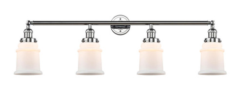 Canton - 4 Light - 42 inch - Polished Chrome - Adjustable Bath Vanity Light (3442|215-PC-G181)