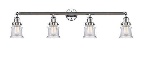 Canton - 4 Light - 42 inch - Polished Chrome - Adjustable Bath Vanity Light (3442|215-PC-G182S)