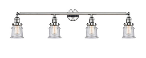 Canton - 4 Light - 42 inch - Polished Chrome - Adjustable Bath Vanity Light (3442|215-PC-G184S-LED)