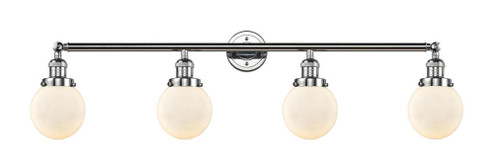 Beacon - 4 Light - 42 inch - Polished Chrome - Adjustable Bath Vanity Light (3442|215-PC-G201-6-LED)