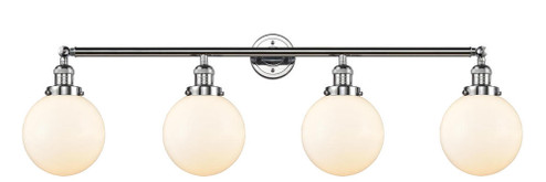 Beacon - 4 Light - 44 inch - Polished Chrome - Adjustable Bath Vanity Light (3442|215-PC-G201-8)