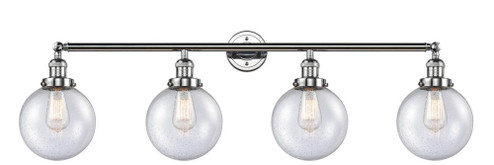 Beacon - 4 Light - 44 inch - Polished Chrome - Adjustable Bath Vanity Light (3442|215-PC-G204-8)