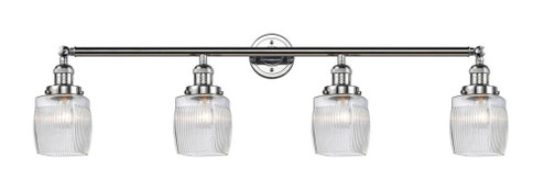Colton - 4 Light - 42 inch - Polished Chrome - Adjustable Bath Vanity Light (3442|215-PC-G302-LED)