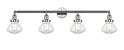 Olean - 4 Light - 43 inch - Polished Chrome - Adjustable Bath Vanity Light (3442|215-PC-G322)