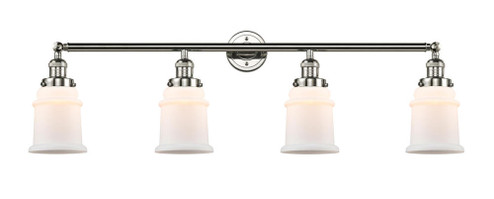 Canton - 4 Light - 42 inch - Polished Nickel - Adjustable Bath Vanity Light (3442|215-PN-G181-LED)