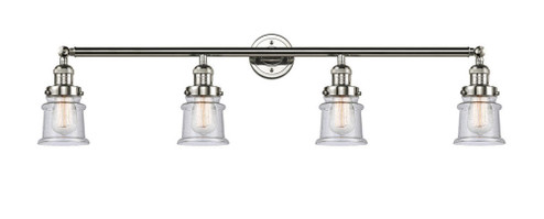 Canton - 4 Light - 42 inch - Polished Nickel - Adjustable Bath Vanity Light (3442|215-PN-G184S)