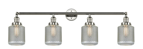Stanton - 4 Light - 44 inch - Polished Nickel - Adjustable Bath Vanity Light (3442|215-PN-G262-LED)