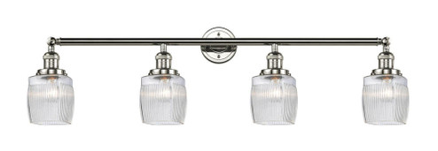 Colton - 4 Light - 42 inch - Polished Nickel - Adjustable Bath Vanity Light (3442|215-PN-G302)