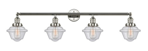 Oxford - 4 Light - 46 inch - Polished Nickel - Adjustable Bath Vanity Light (3442|215-PN-G534-LED)