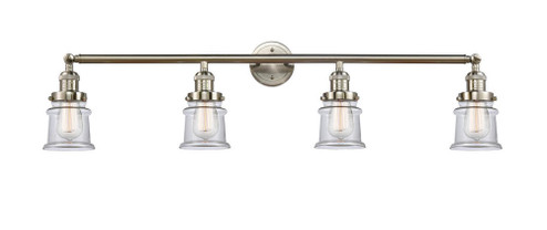 Canton - 4 Light - 42 inch - Brushed Satin Nickel - Adjustable Bath Vanity Light (3442|215-SN-G182S-LED)