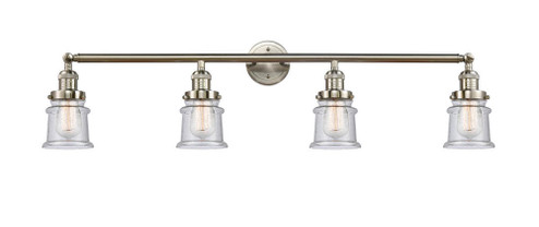 Canton - 4 Light - 42 inch - Brushed Satin Nickel - Adjustable Bath Vanity Light (3442|215-SN-G184S-LED)