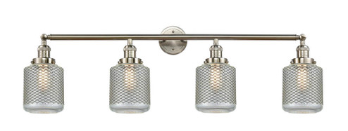 Stanton - 4 Light - 44 inch - Brushed Satin Nickel - Adjustable Bath Vanity Light (3442|215-SN-G262)