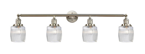 Colton - 4 Light - 42 inch - Brushed Satin Nickel - Adjustable Bath Vanity Light (3442|215-SN-G302-LED)