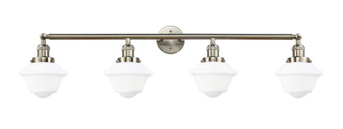 Oxford - 4 Light - 46 inch - Brushed Satin Nickel - Adjustable Bath Vanity Light (3442|215-SN-G531)