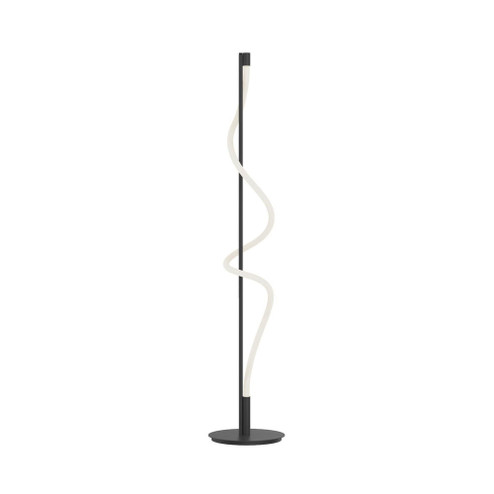 Cursive 12-in Black LED Floor Lamp (461|FL95360-BK)