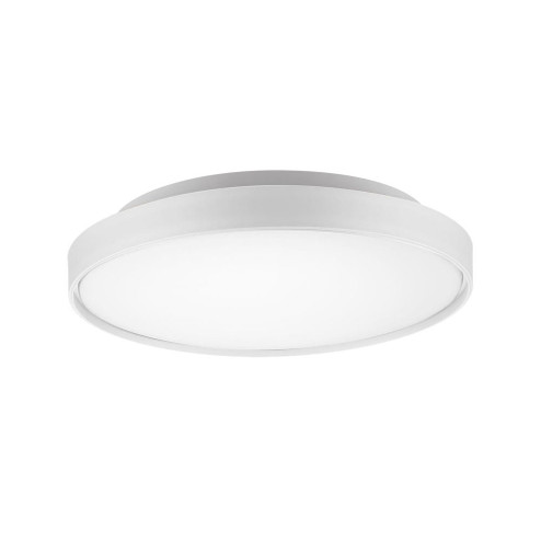 Brunswick 18-in White LED Flush Mount (461|FM43518-WH)