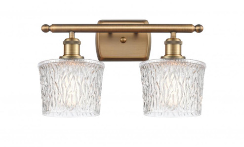 Niagara - 2 Light - 17 inch - Brushed Brass - Bath Vanity Light (3442|516-2W-BB-G402-LED)