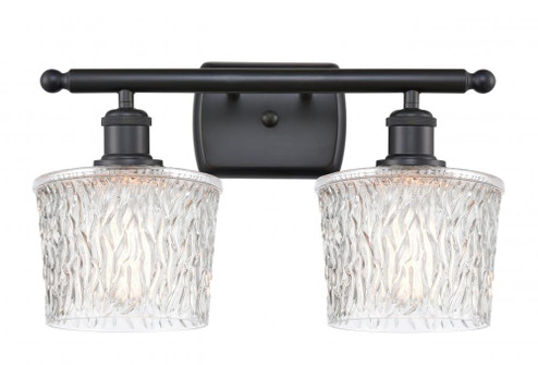Niagara - 2 Light - 17 inch - Matte Black - Bath Vanity Light (3442|516-2W-BK-G402)