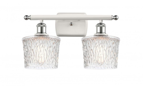 Niagara - 2 Light - 17 inch - White Polished Chrome - Bath Vanity Light (3442|516-2W-WPC-G402-LED)