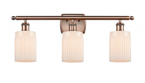 Hadley - 3 Light - 25 inch - Antique Copper - Bath Vanity Light (3442|516-3W-AC-G341-LED)