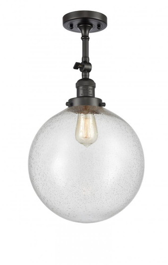 Beacon - 1 Light - 12 inch - Oil Rubbed Bronze - Adjustable Semi-Flush Mount (3442|201F-OB-G204-12-LED)