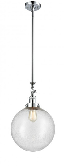 Beacon - 1 Light - 12 inch - Polished Chrome - Stem Hung - Adjustable Mini Pendant (3442|206-PC-G204-12)