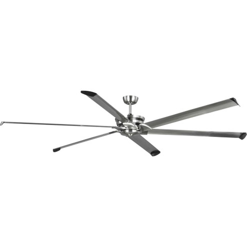 Huff Collection Indoor/Outdoor 96'' Six-Blade Brushed Nickel Ceiling Fan (149|P250030-009)