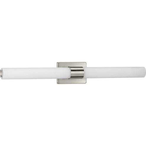Blanco LED Collection 32'' Brushed Nickel Etched White Glass Modern Bath Vanity Light (149|P300151-009-30)