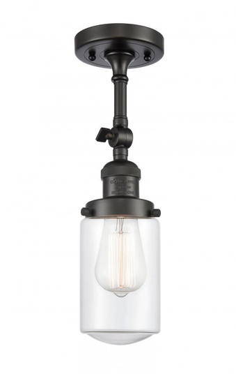 Dover - 1 Light - 5 inch - Oil Rubbed Bronze - Adjustable Semi-Flush Mount (3442|201F-OB-G312-LED)