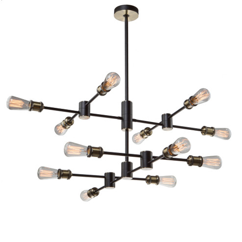 Tribeca 12-Light Chandelier (12|AC10782BK)