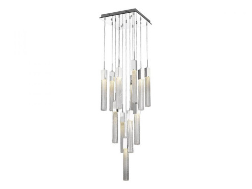 Boa  13 Light Multi Pendant in Polished Chrome with Studded Glass (4450|HF1905-13-BOA-CH)