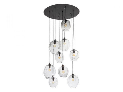 Sonoma Ave. 9 Light Clear Globe Multi Port Pendant (4450|HF8149-DBZ-CL)