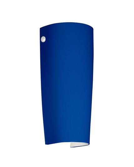 Besa Wall Tomas White Cobalt Blue Matte 1x75W Medium Base (127|7041CM-WH)