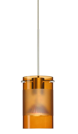 Besa Pendant Scope Satin Nickel Armagnac/Frost 1x50W Halogen Mr16 (127|XP-6524EG-SN)