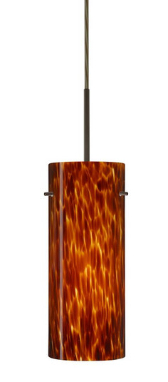 Besa Stilo 10 LED Pendant Amber Cloud Bronze 1x9W LED (127|1JC-412318-LED-BR)