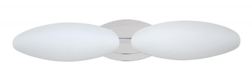 Besa Wall Aero Chrome Opal Matte 2x5W LED (127|2WM-272707-LED-CR)